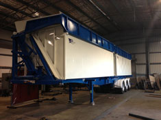 10t tipper bins fabricated for road transport 